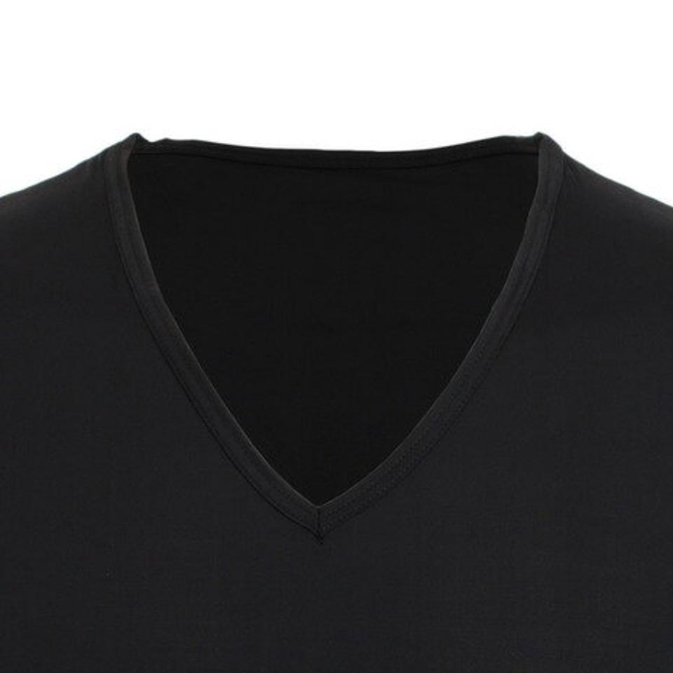 エーシーピージー(ACPG)(メンズ)ドライプラスクール 半袖Vネックシャツ 891PA0GC6118BLK