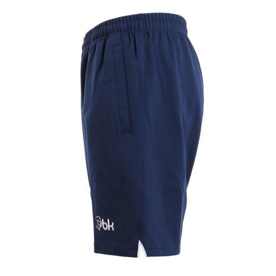 ブラックナイト（blackknight）（メンズ、レディース）バドミントンウェア レディース ストレッチニット ゲームパンツ S-2322-NVY 速乾