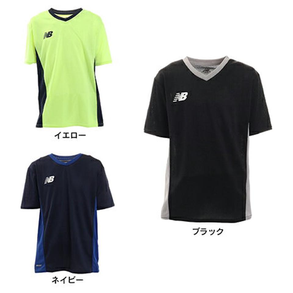 【7/5 24h限定 エントリー＆対象3店舗買い回りで最大P10倍！】ニューバランス（new balance）（キッズ） サッカー ウェア 半袖 ジュニア Tシャツ プラクティスシャツ JJTF1018 フットサルウェア