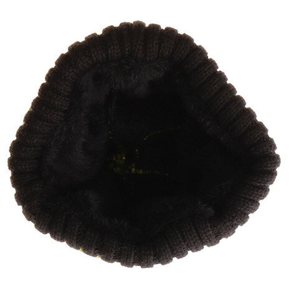 エアボーン（ARBN） ニット帽 キッズ スキー 19JBNA LINE ニットキャップ AB03WC1243 BLK 雪遊び （キッズ）
