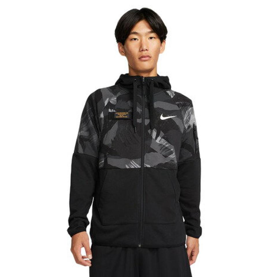 ナイキ（NIKE） フルジップ カモ フィットネスパーカー DQ4791-010 （メンズ）