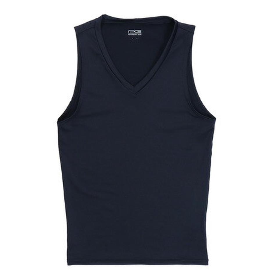 パフォーマンスギア(PG) サッカー ウェア メンズ ストレッチVネックノースリーブ インナーシャツ 741PG9ES4538 NVY ノースリーブ タンクトップ シャツ (メンズ)