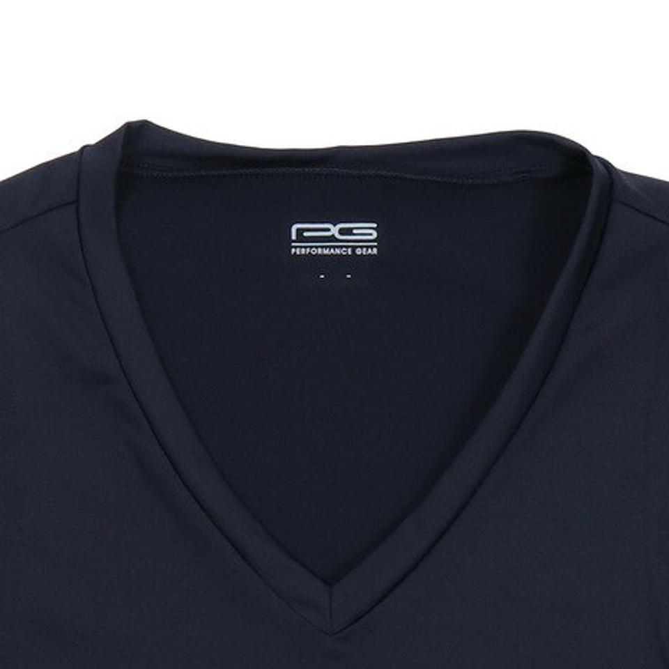 パフォーマンスギア(PG) サッカー ウェア メンズ ストレッチVネックノースリーブ インナーシャツ 741PG9ES4538 NVY ノースリーブ タンクトップ シャツ (メンズ)