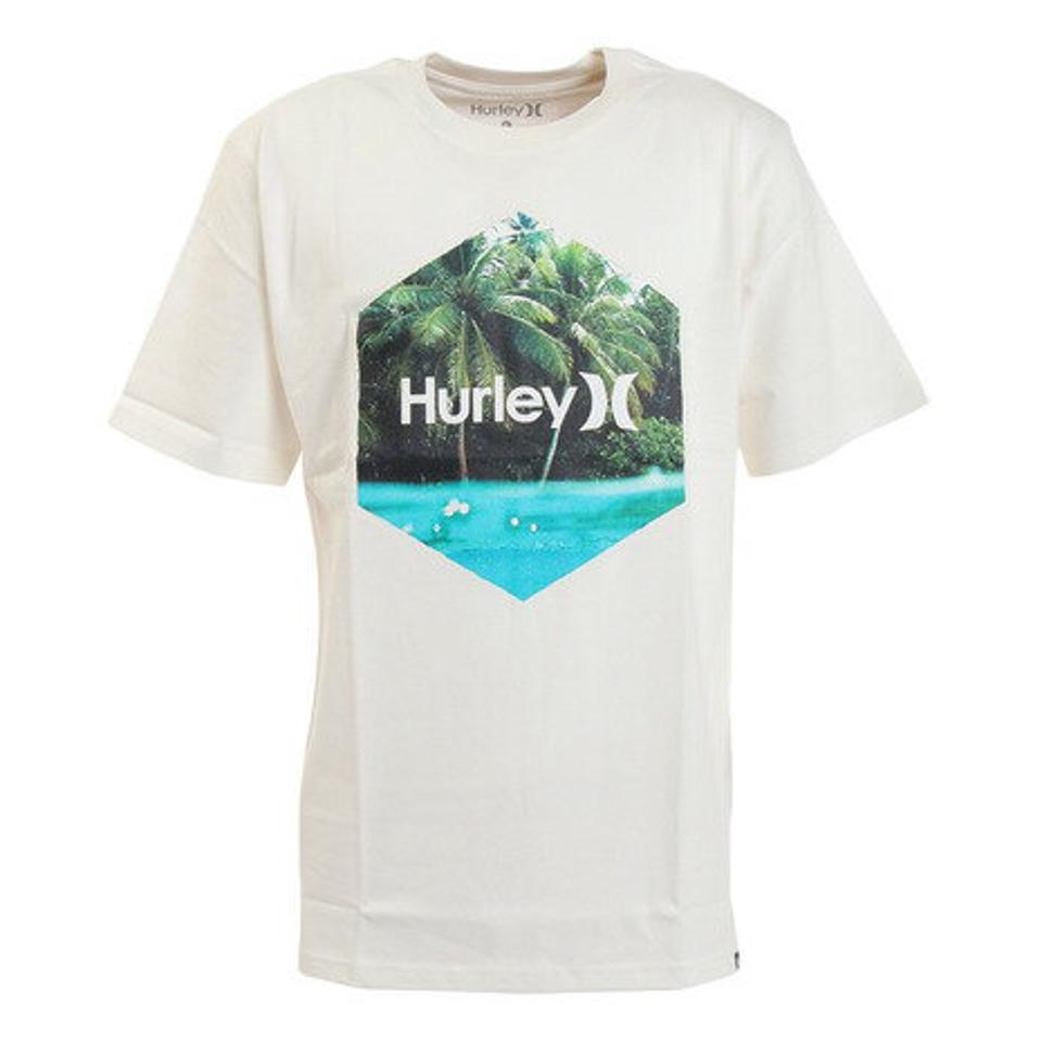【10/26 10:00〜10/28 23:59迄 エントリー＆対象3店舗買い回りで最大P10倍！】ハーレー（HURLEY） EVD WSH HEX PHOTOT 半袖Tシャツ 22 MSS2100R55-WHT （メンズ）
