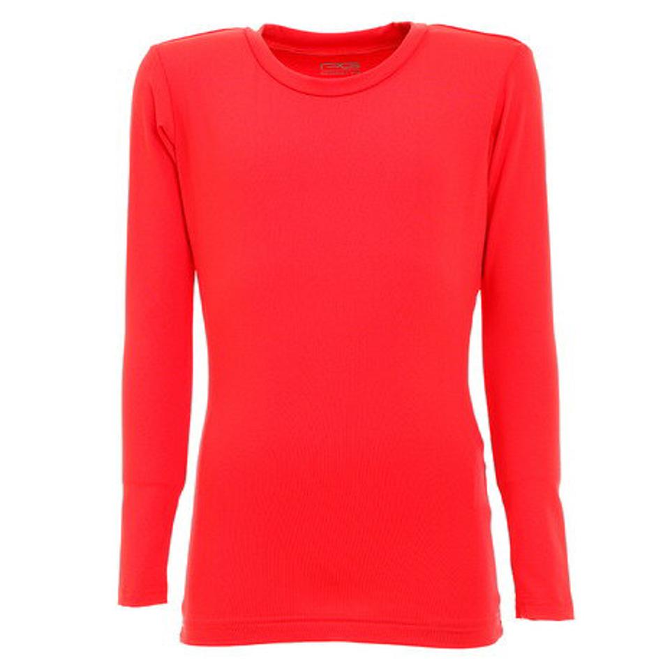 パフォーマンスギア(PG)(キッズ)サッカー ジュニア インナー ストレッチインナーシャツ 742PG9ES4534 赤 スポーツウェア アンダーシャツ 長袖