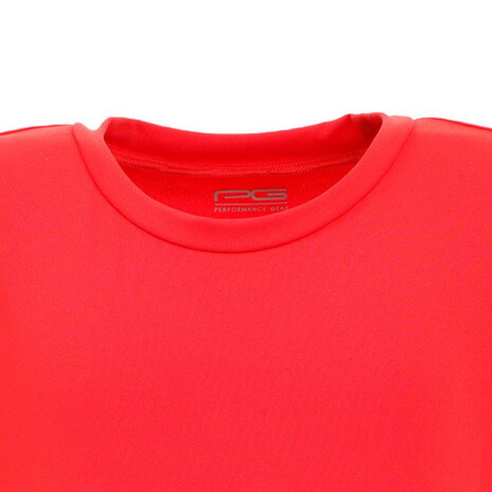 パフォーマンスギア(PG)(キッズ)サッカー ジュニア インナー ストレッチインナーシャツ 742PG9ES4534 赤 スポーツウェア アンダーシャツ 長袖