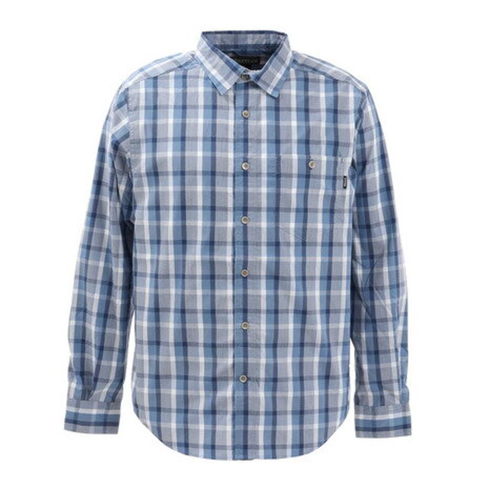 マーモット(Marmot) 長袖シャツ PLAIN チェックシャツ TOMRJB77XB NV (メンズ)