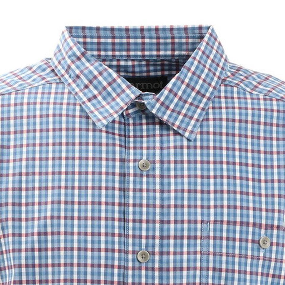 マーモット(Marmot)(メンズ)半袖シャツ PLAIN チェックシャツ TOMRJA78XB