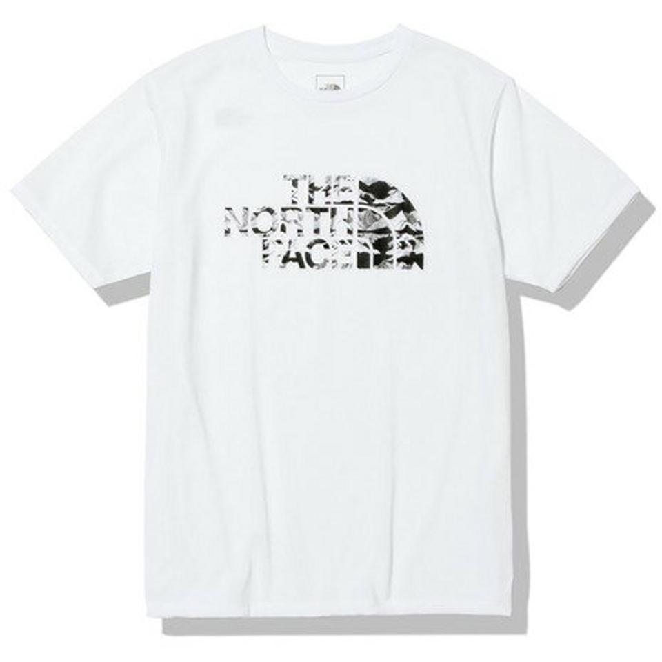 ノースフェイス（THE NORTH FACE） マウンテンピークロゴ半袖Tシャツ NT82282 W （メンズ）