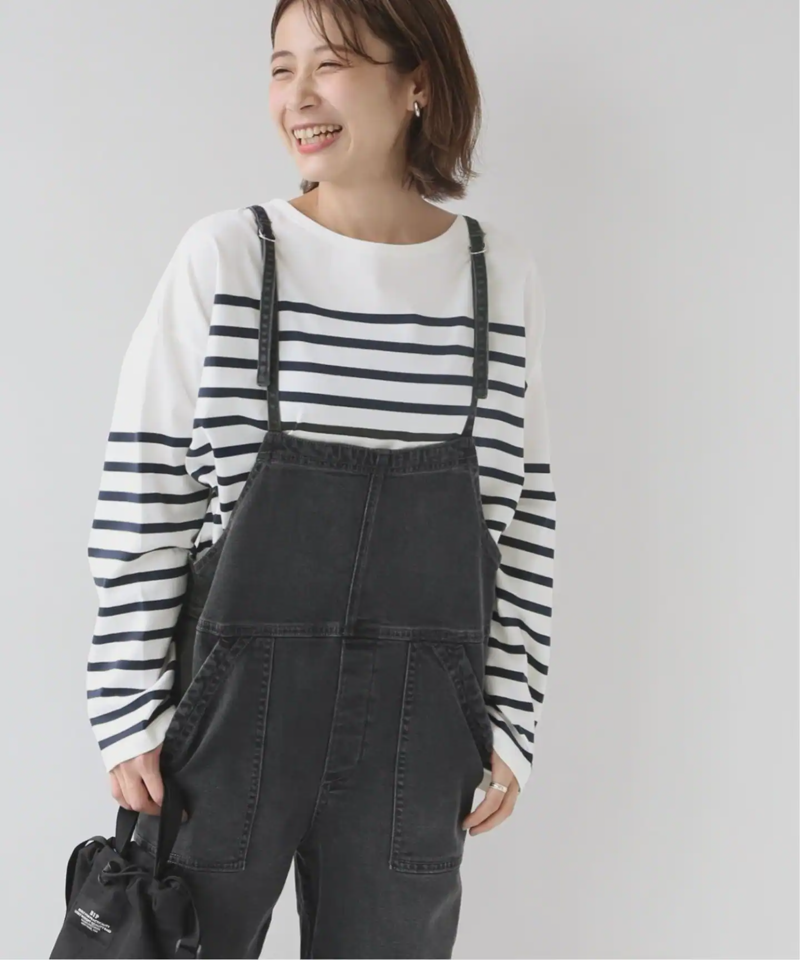 《追加3》パネルボーダーボートネックTEE（JOURNAL STANDARD relume）