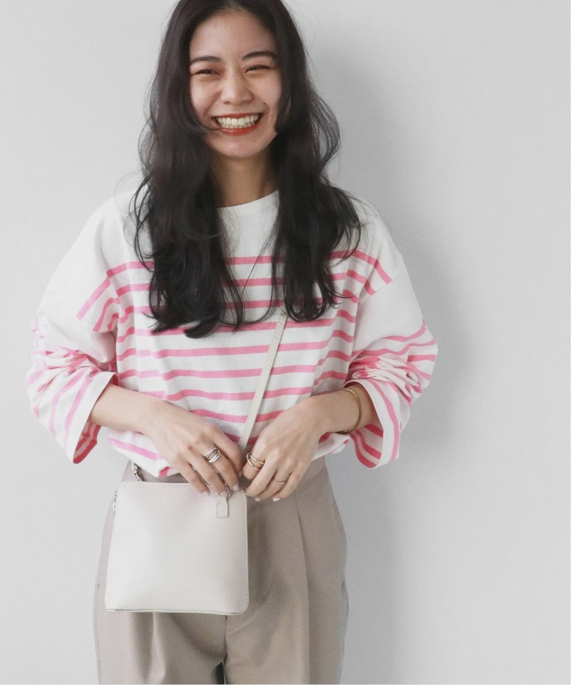 《追加3》パネルボーダーボートネックTEE（JOURNAL STANDARD relume）