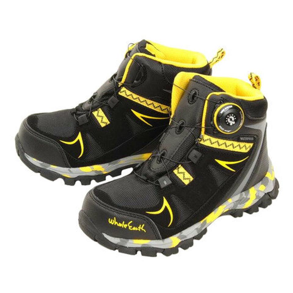 ホールアース（Whole Earth） TR JR SHOES 防水 キッズ ジュニア 登山 トレッキングシューズ WES17K01-4010- ダイヤル式 （キッズ）