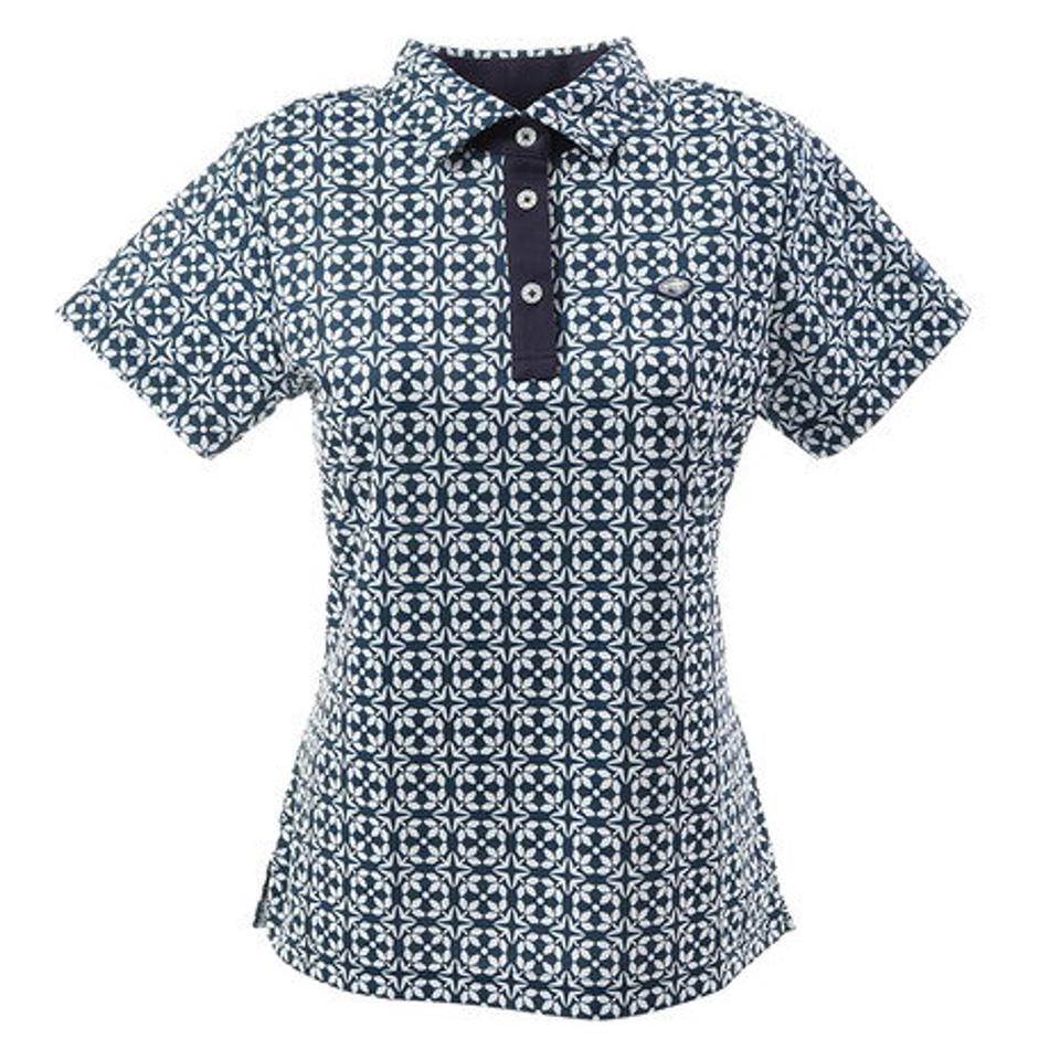 フィドラ(FIDRA) ゴルフ ポロシャツ プリントポロシャツ FI51UG10 NVY (レディース)