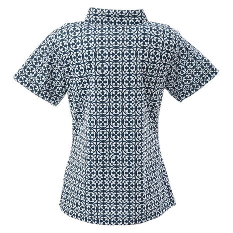 フィドラ(FIDRA) ゴルフ ポロシャツ プリントポロシャツ FI51UG10 NVY (レディース)