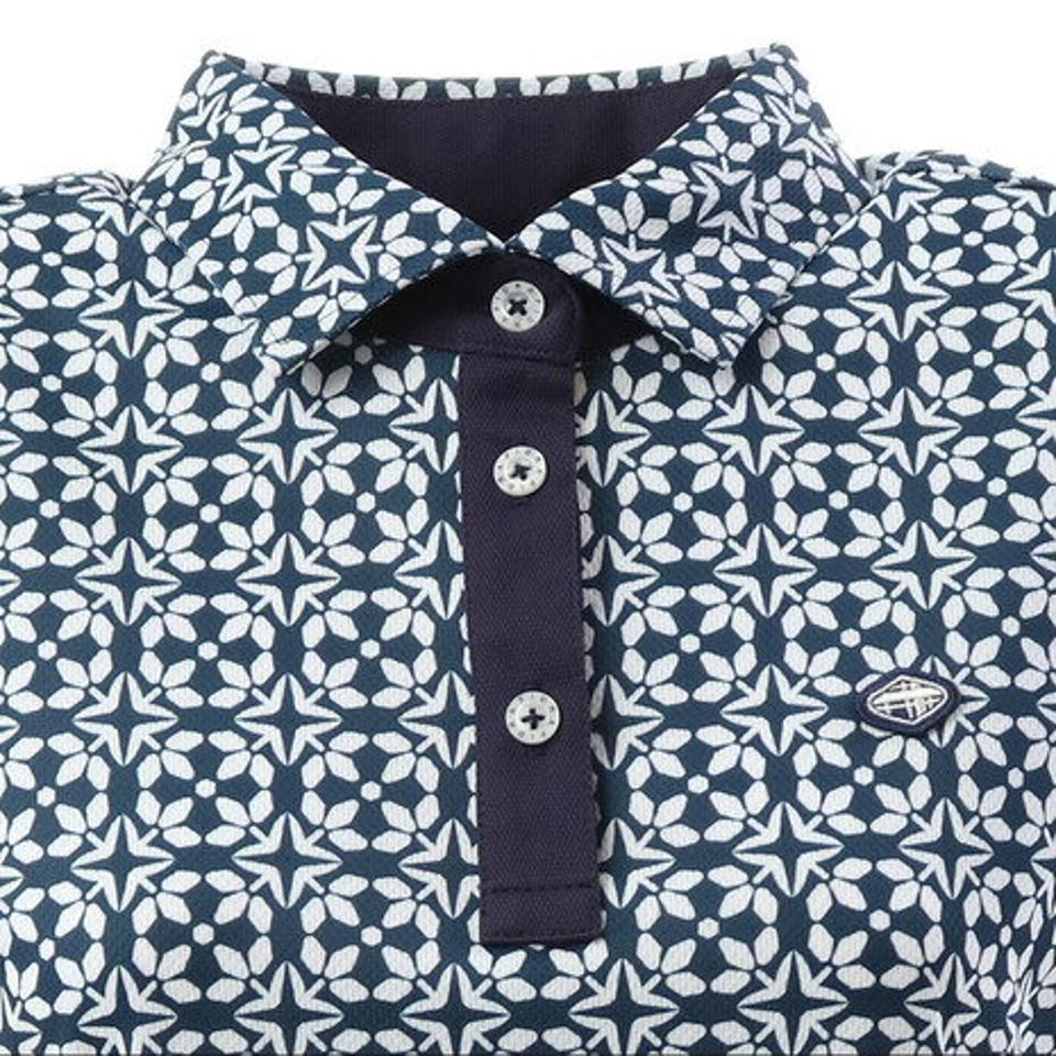 フィドラ(FIDRA) ゴルフ ポロシャツ プリントポロシャツ FI51UG10 NVY (レディース)