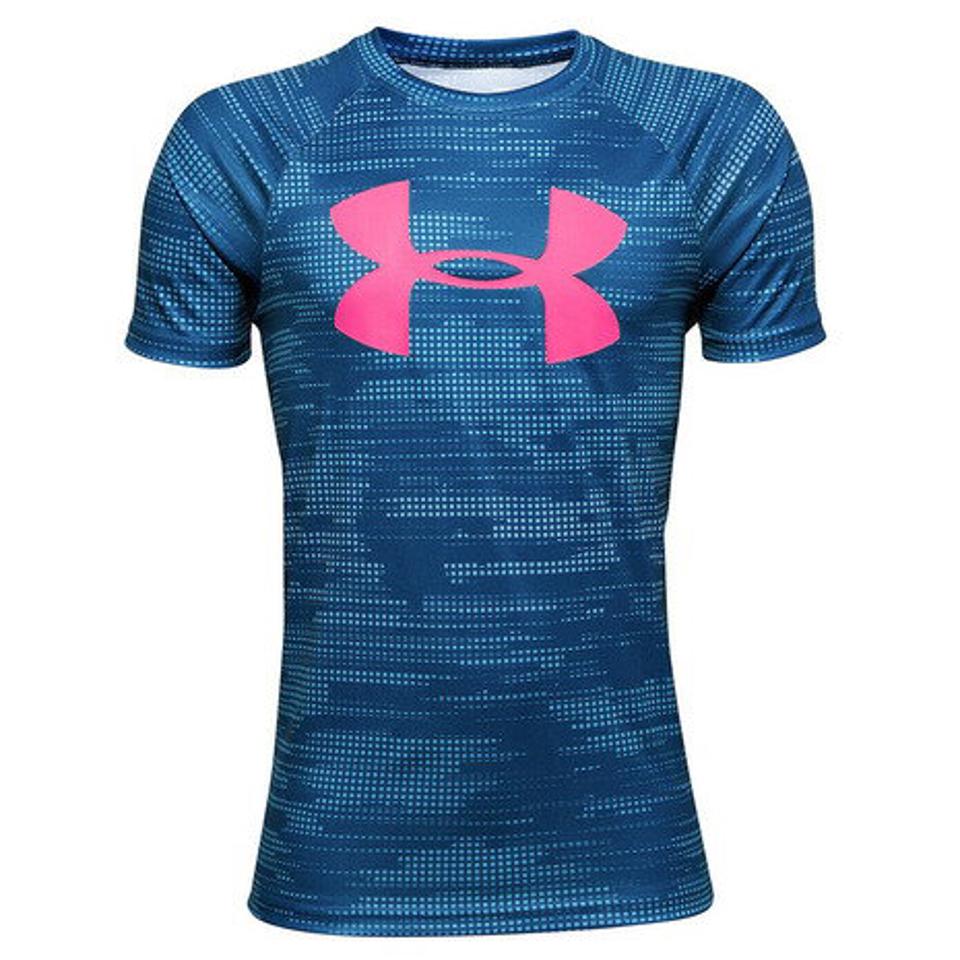 アンダーアーマー（UNDER ARMOUR） テック ビッグロゴ プリント 半袖Tシャツ 1351851 GRB/CES AT （キッズ）