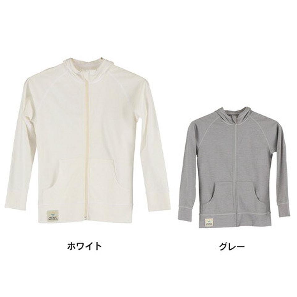 【9/10 24h限定 エントリー&対象4店舗買い回りで最大P10倍!】フットマーク(FOOTMARK)(キッズ)ラッシュガード 長袖 パーカー 子供 女の子 ガールズ フルジップ UVカット 紫外線対策 速乾 防虫 0242071