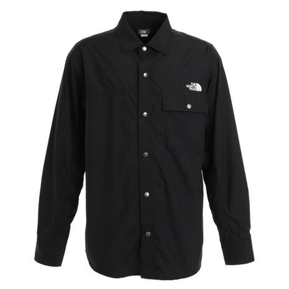 ノースフェイス(THE NORTH FACE)(メンズ、レディース)ロングスリーブヌプシシャツ NR11961 K