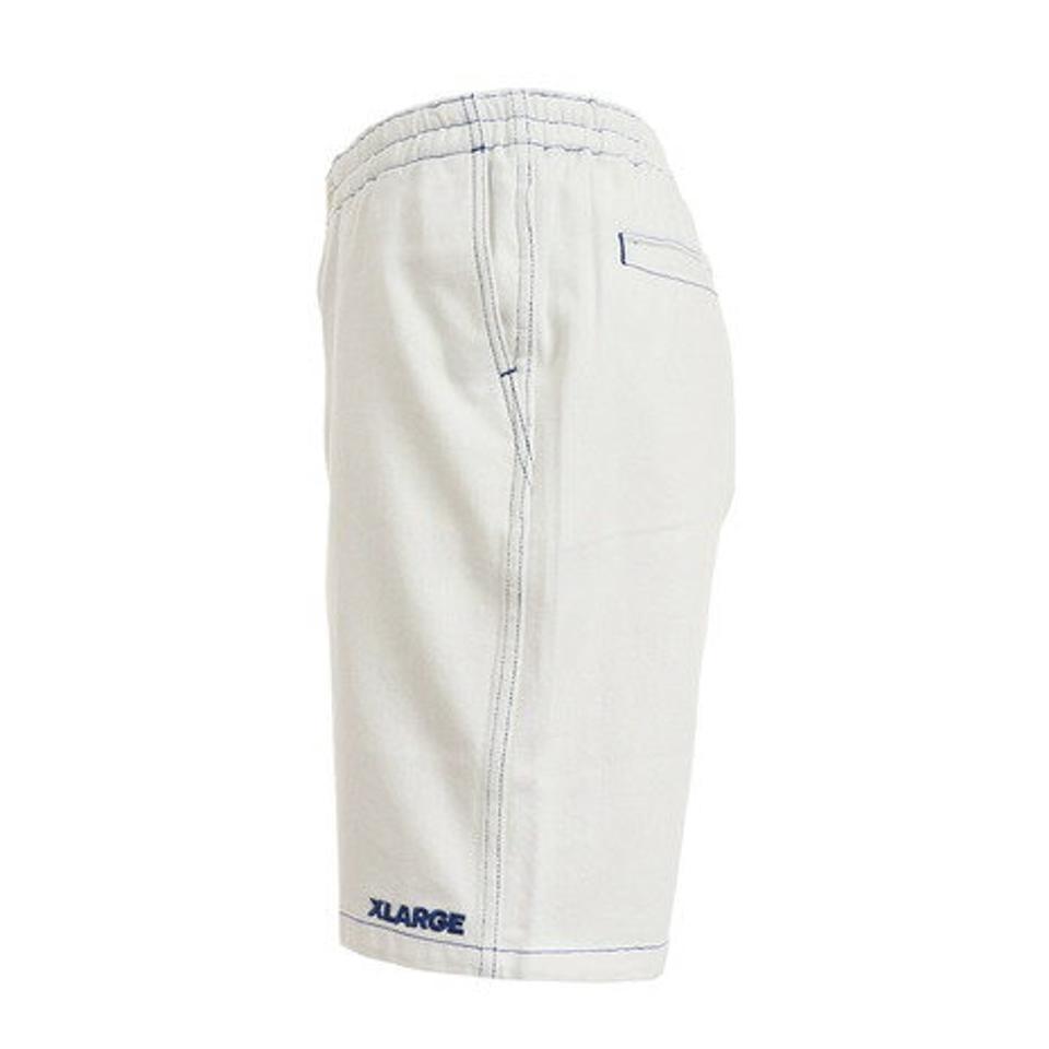 エクストララージ(XLARGE) CONTRAST STITCH EASY SHORT PANTS 101222031014-WHITE (メンズ)