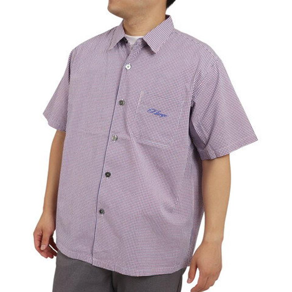 エクストララージ(XLARGE)(メンズ)GINGHAM CHECK 半袖シャツ 101222014008-PINK