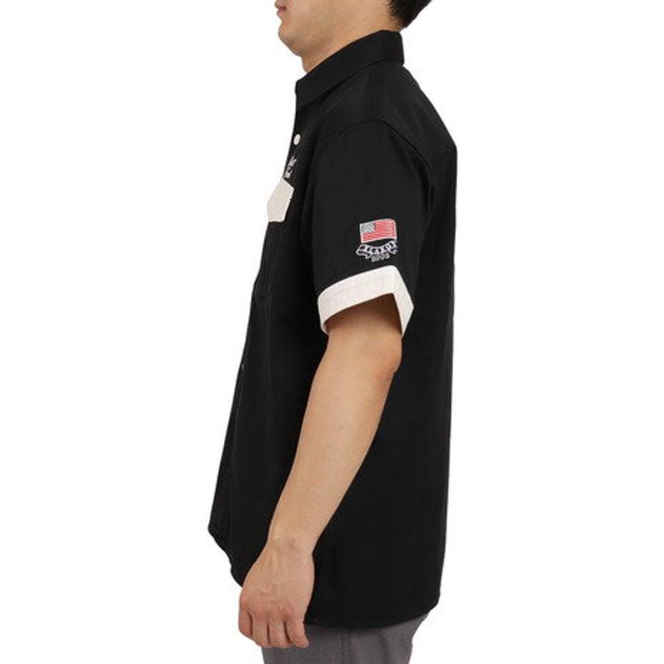 エクストララージ(XLARGE) PIT 半袖シャツ 101222014004-BLACK (メンズ)