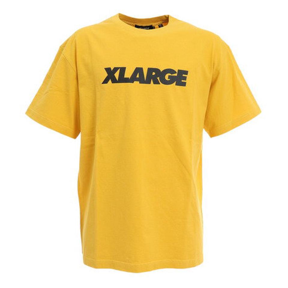 エクストララージ（XLARGE） STANDARD LOGO 半袖Tシャツ 101222011014-YELLOW （メンズ）