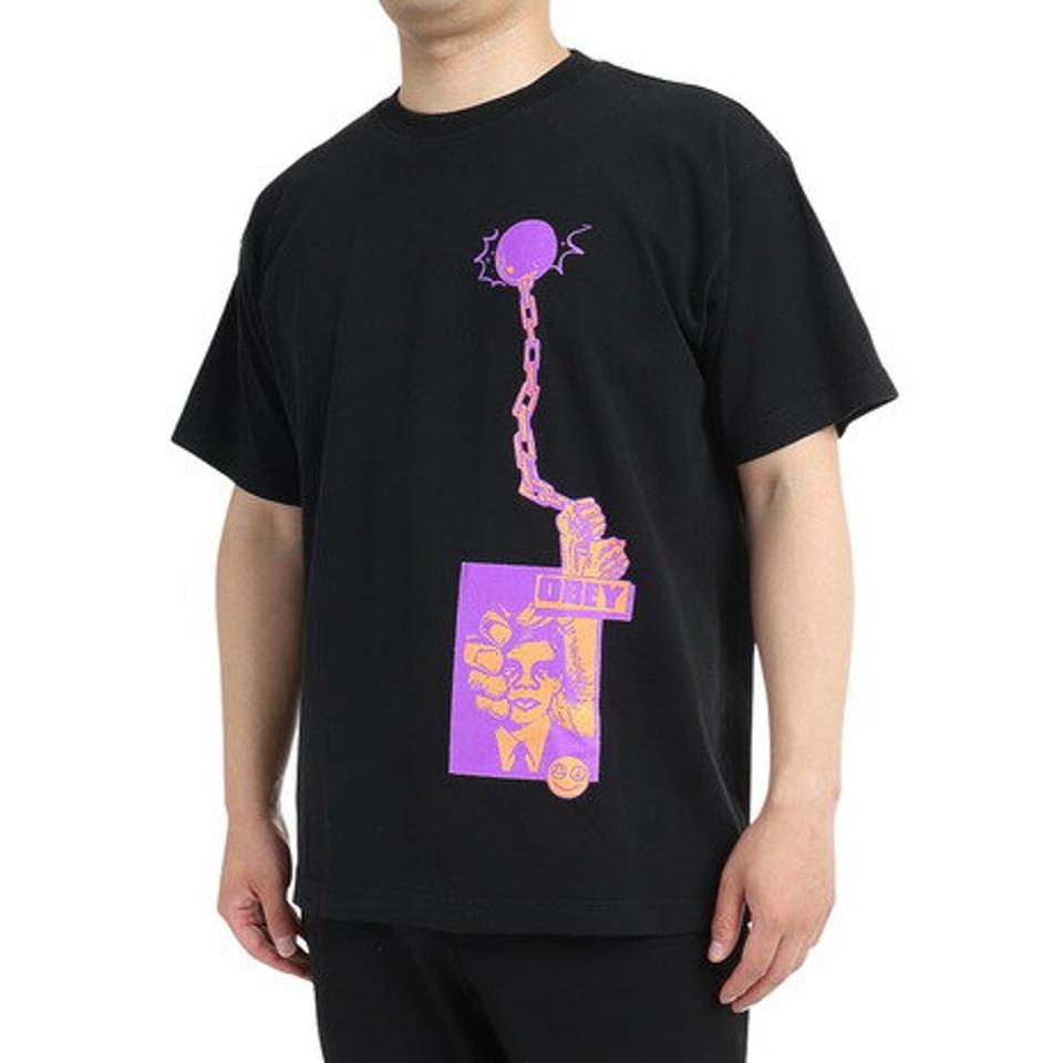 オベイ（OBEY） RIDE OR DIE 半袖Tシャツ 166913104OBK22U （メンズ）