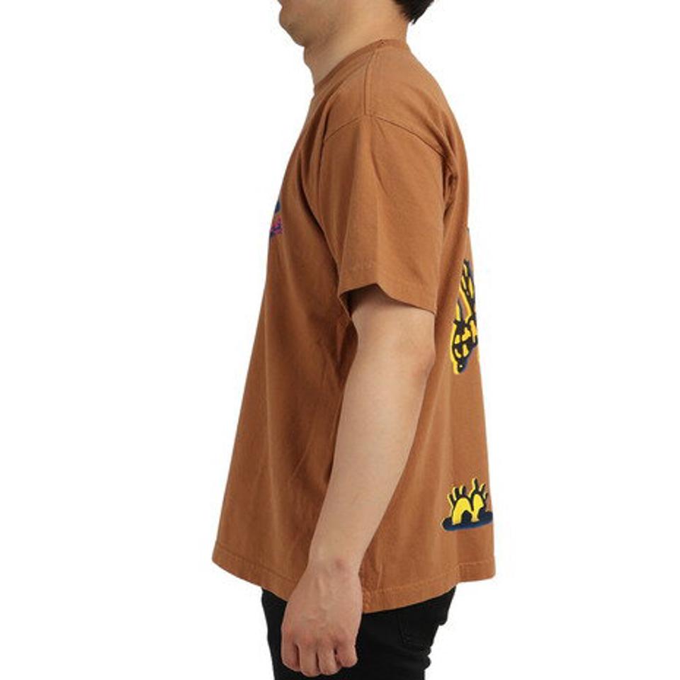 オベイ（OBEY） TAKE A PEEK 半袖Tシャツ 166913052BRN22U （メンズ）