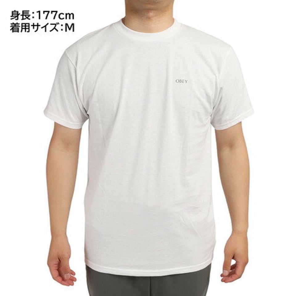 オベイ(OBEY)(メンズ)POST PUNK FLOWER 半袖Tシャツ 165263099WHT22U