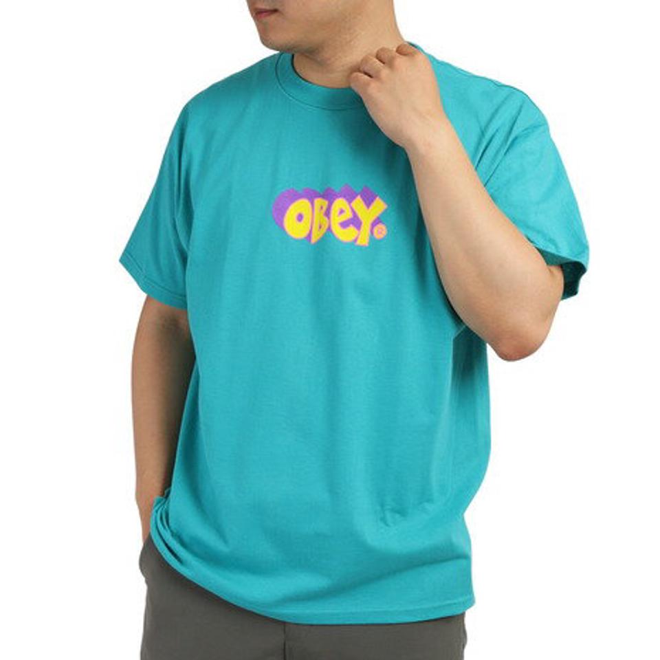 オベイ(OBEY) IN THE GROOVE 半袖Tシャツ 165263027TEA22U (メンズ)