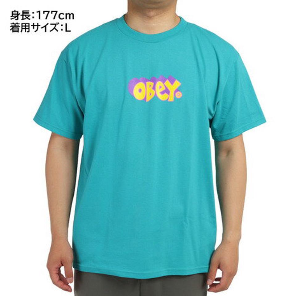 オベイ(OBEY) IN THE GROOVE 半袖Tシャツ 165263027TEA22U (メンズ)