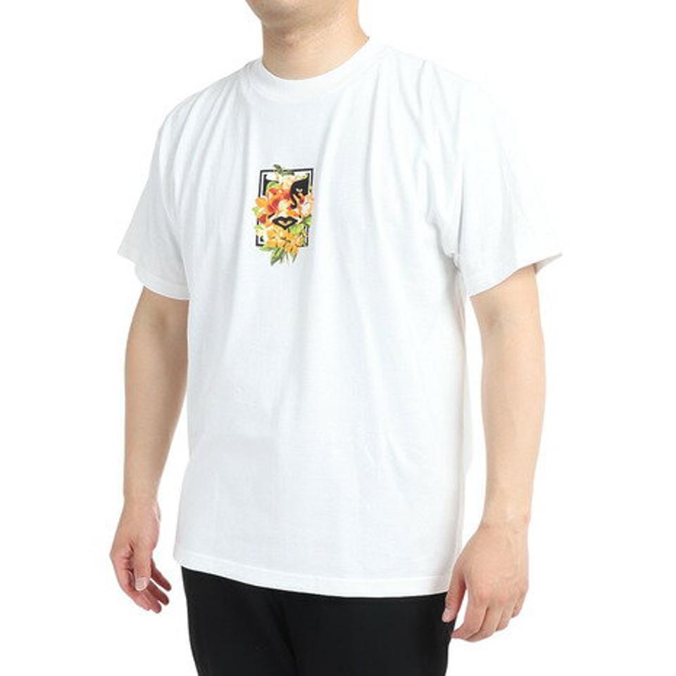 オベイ（OBEY） FLORAL ICON FACE 半袖Tシャツ 165263026WHT 22U （メンズ）