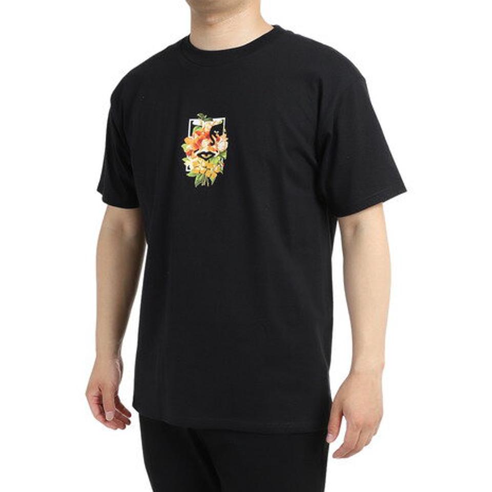 オベイ(OBEY) フローラル アイコン フェイス Tシャツ 165263026BLK22U (メンズ)
