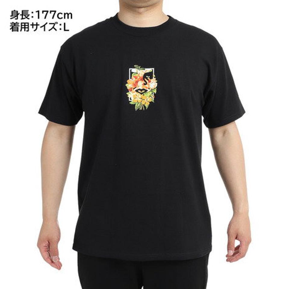 オベイ(OBEY) フローラル アイコン フェイス Tシャツ 165263026BLK22U (メンズ)