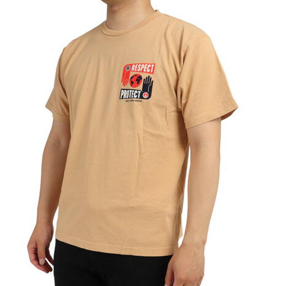 オベイ(OBEY) RESPECT PROTECT 半袖Tシャツ 163003089RPW22U (メンズ)