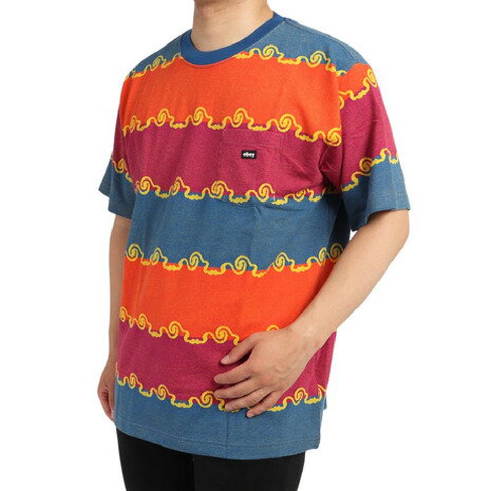 オベイ(OBEY) RECEPTOR JACQUARD POCKET Tシャツ 131080326BMU22U (メンズ)