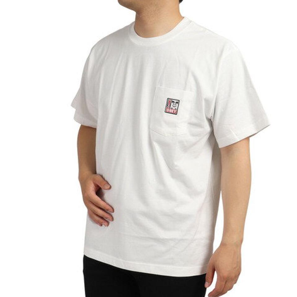 オベイ(OBEY) ポイントポケット半袖Tシャツ 131080287WHT22U (メンズ)