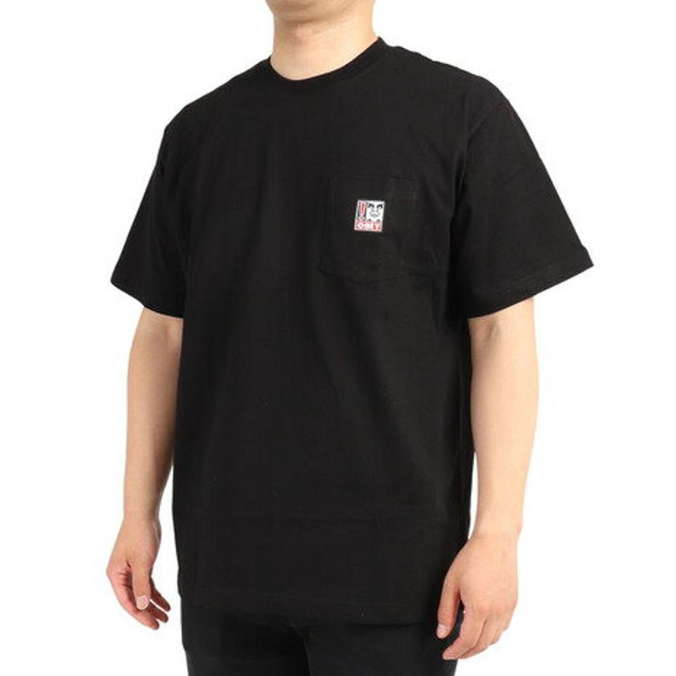 オベイ（OBEY） ポイントポケット半袖Tシャツ 131080287BLK22U （メンズ）