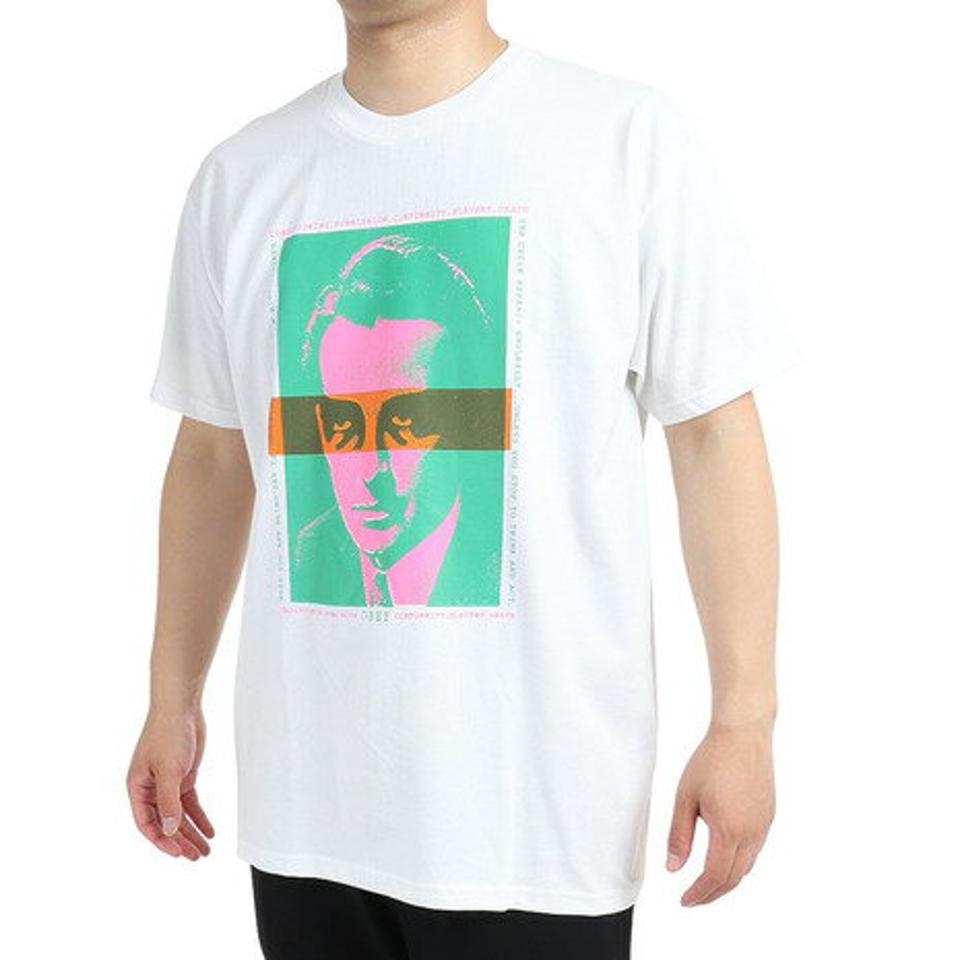 オベイ(OBEY) ナイト アンド デイ クラシックTシャツ 165263096WHT22U (メンズ)