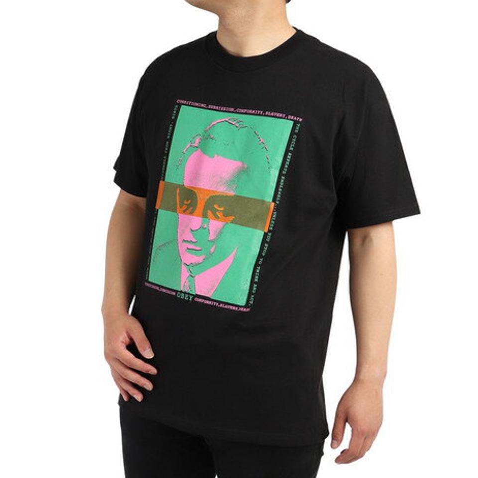 オベイ(OBEY)(メンズ)ナイト アンド デイ クラシックTシャツ 165263096BLK22U