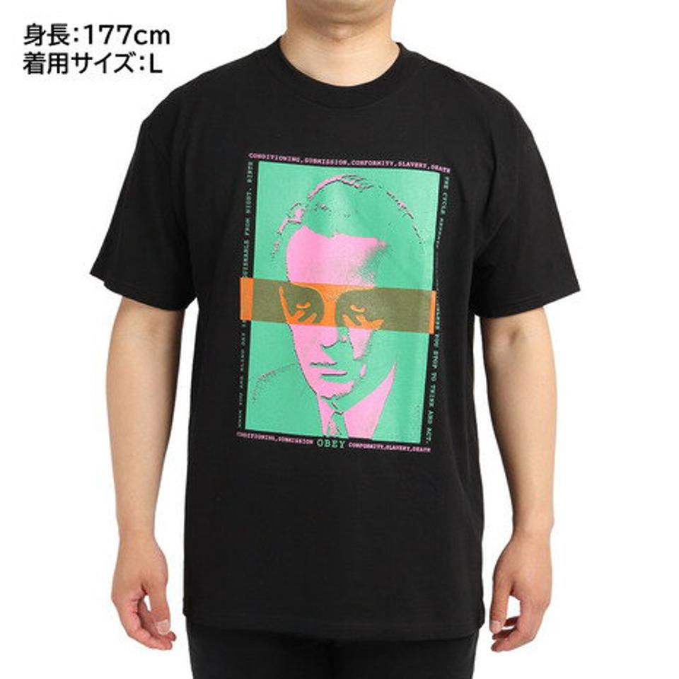 オベイ(OBEY)(メンズ)ナイト アンド デイ クラシックTシャツ 165263096BLK22U