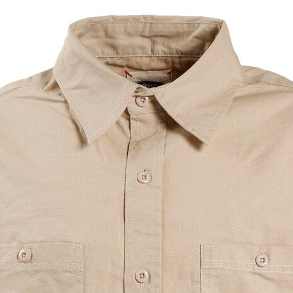 Slyde Vintage(Slyde Vintage) リップストップシャツ 長袖 SV-20SSAP009-BEG オンライン価格 (メンズ)
