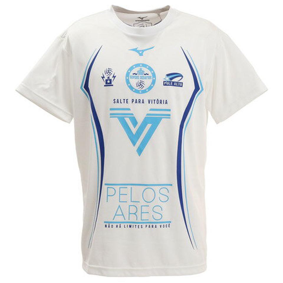 ミズノ(MIZUNO) グラフィックTシャツ V2MA908401 バレーボールウェア スポーツウェア (メンズ、レディース)