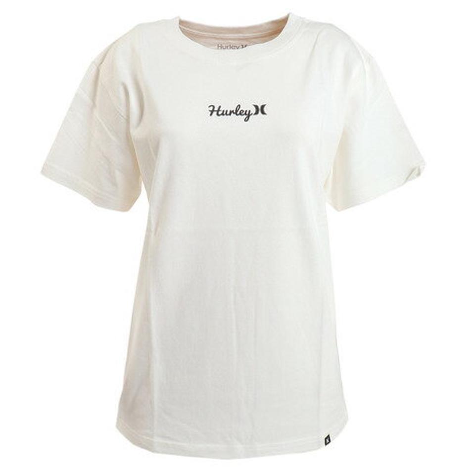 ハーレー(HURLEY)(レディース)オーバーサイズ プリント 半袖Tシャツ 22 WSS2100005-WHT