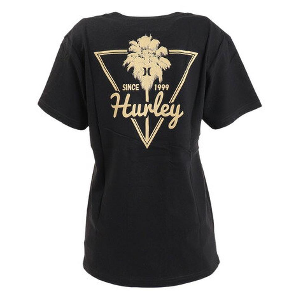 ハーレー(HURLEY)(レディース)オーバーサイズ プリント 半袖Tシャツ 22 WSS2100005-BLK