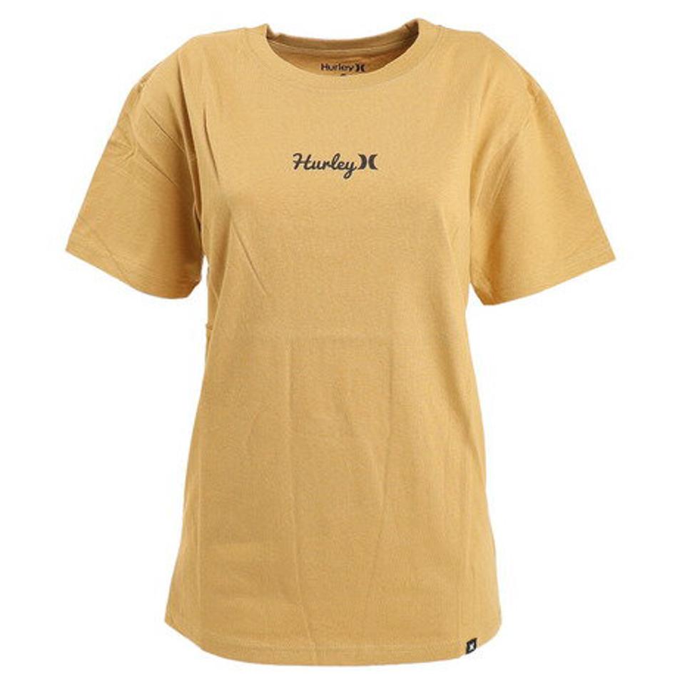 ハーレー(HURLEY)(レディース)オーバーサイズ プリント 半袖Tシャツ 22 WSS2100005-BEG