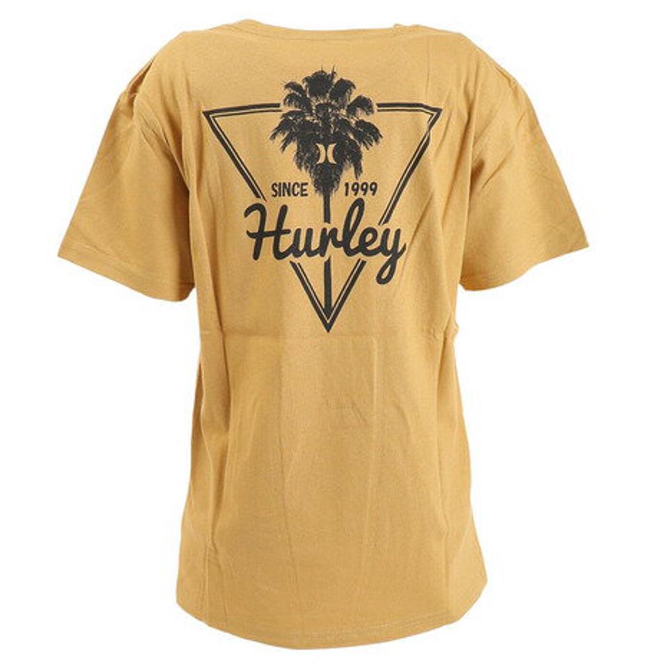 ハーレー(HURLEY)(レディース)オーバーサイズ プリント 半袖Tシャツ 22 WSS2100005-BEG