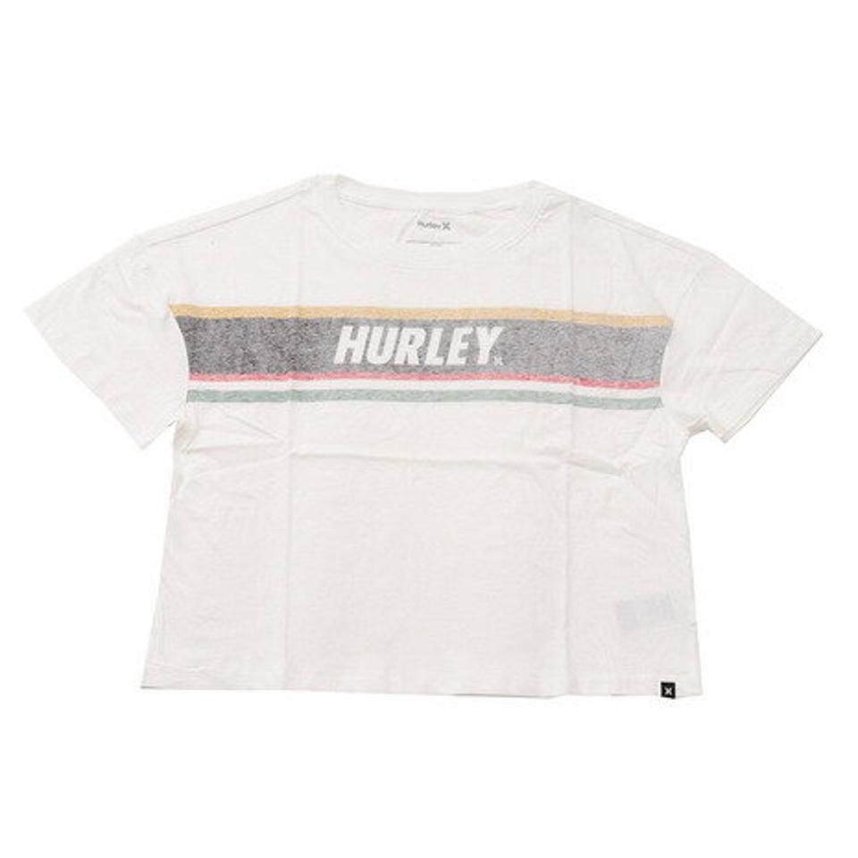 ハーレー(HURLEY)(レディース)Tシャツ レディース 半袖 SPO/STRIP FNCY SIS CN7381-100