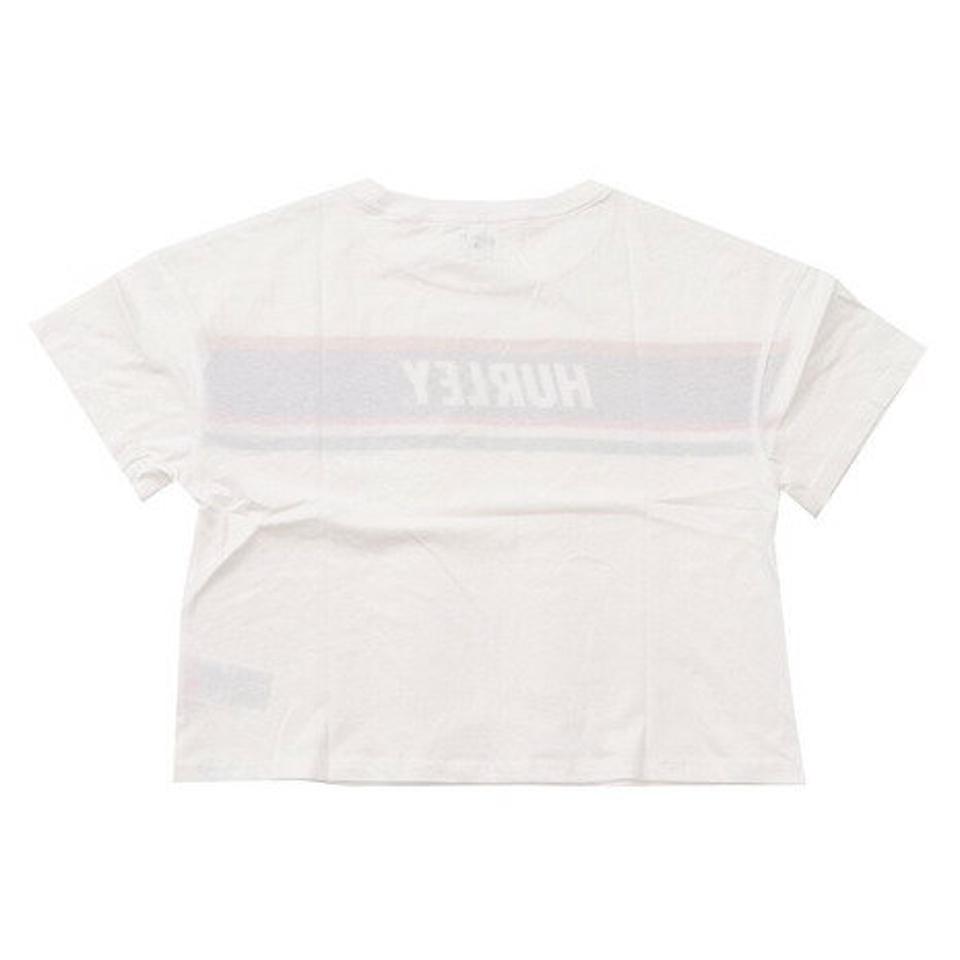 ハーレー(HURLEY)(レディース)Tシャツ レディース 半袖 SPO/STRIP FNCY SIS CN7381-100