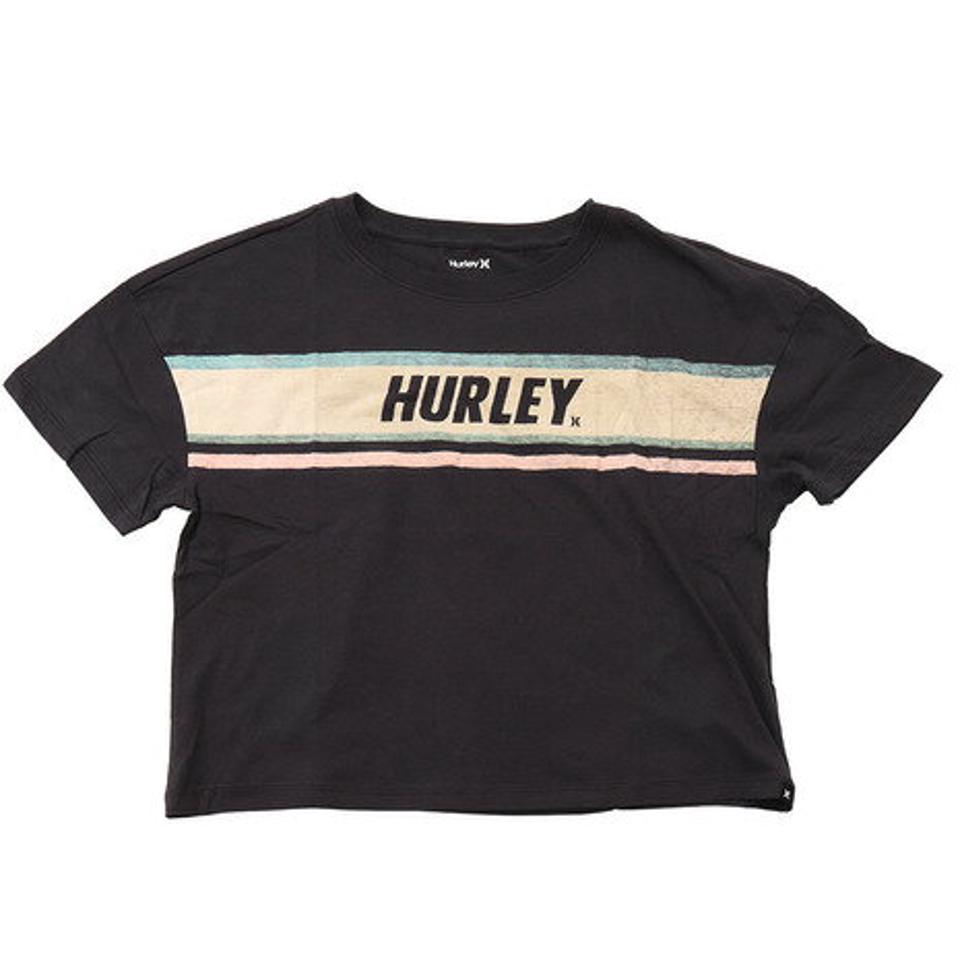 ハーレー(HURLEY)(レディース)Tシャツ レディース 半袖 SPO/STRIP FNCY SIS CN7381-010